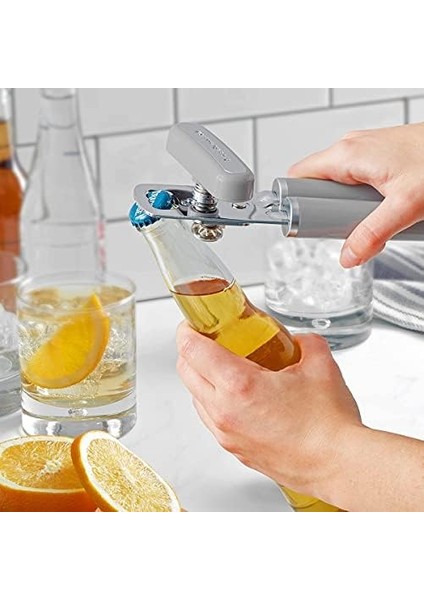 Klasik Çok Fonksiyonlu Konserve Açacağı/şişe Açacağı, 21 Cm, Gri fiyatları