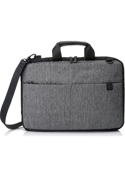 Signature 15.6 Inç Ince Üstten Beslemeli Taşınabilir Bilgisayar Çantası, Gri & Siyah