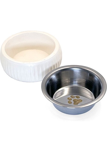 Mikopet Organik Seramik Mama Kabı Beyaz modelleri