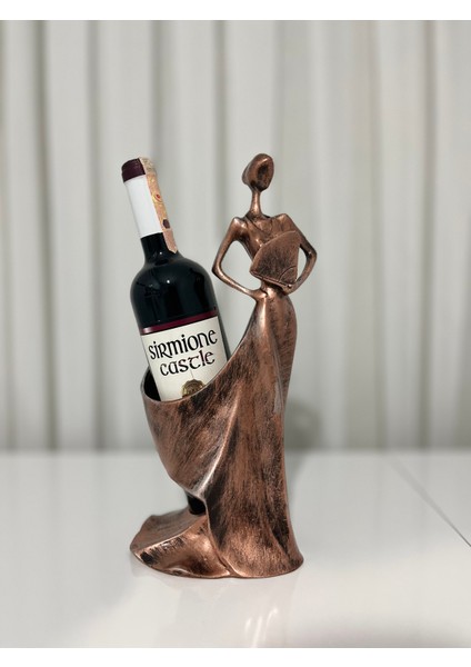 Yelpazeli Balerin Biblo Ev Ofis Dekoratif Hediyelik Heykel (34CM)