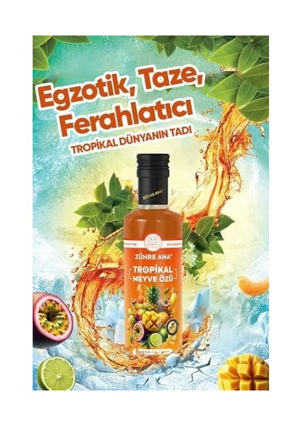 Zühre Ana Tropikal Meyve Özü 640 gr modelleri
