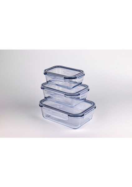 Sade Mini 3'lü Takım Saklama Kabı