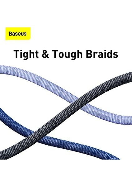 Crystal 100W 120 cm Pd Type-C Şarj Kablosu Mavi modelleri