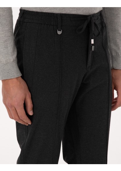 Erkek Antrasit Slim Fit Kumaş Pantolon 50313399-VR006 indirimleri