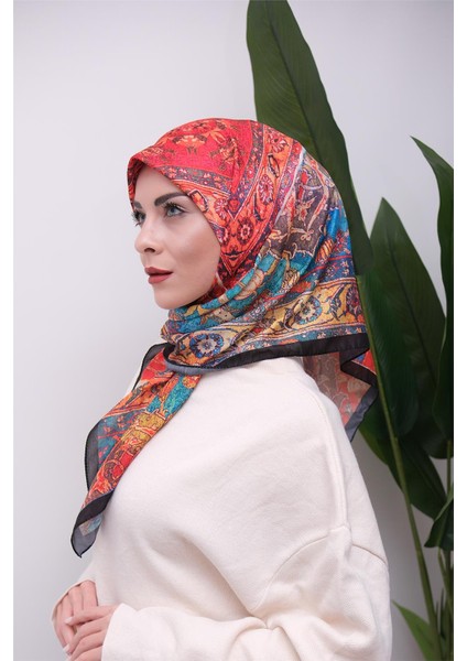 Renkli Karma Desen Dijital Soft Eşarp fırsatları