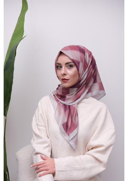 Renkli Karma Desen Dijital Soft Eşarp