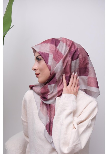 Renkli Karma Desen Dijital Soft Eşarp