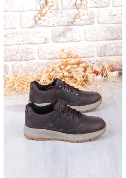 I1287 Kruvasan Hafif Rahat Yürüyüş Ayakkabısı Hakiki Deri Erkek Ayakkabı fiyatları