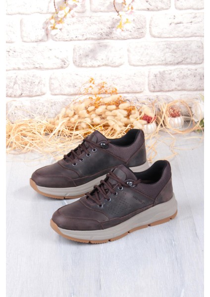 I1287 Kruvasan Hafif Rahat Yürüyüş Ayakkabısı Hakiki Deri Erkek Ayakkabı fırsatları