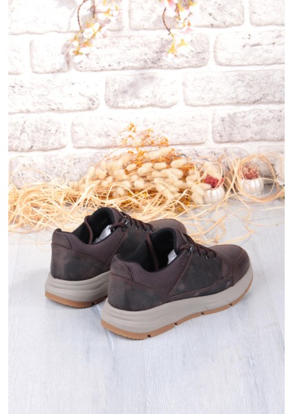 I1287 Kruvasan Hafif Rahat Yürüyüş Ayakkabısı Hakiki Deri Erkek Ayakkabı indirimleri