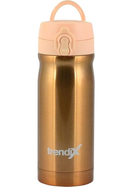 Çelik Içli Termos 350ML.PASTEL Turuncu