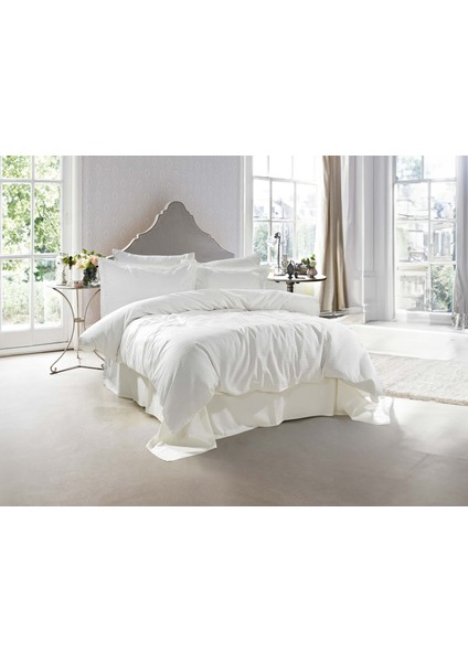 Jakarlı Nevresim Takımı Mario Çift Kişilik Krem