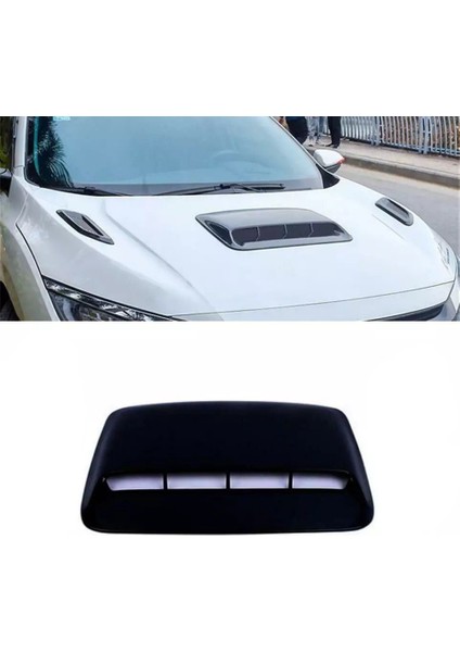 Üniversal Her Araca Uyumlu Büyük Kaput & Tavan Üstü Havalandırma Izgarası Venti Air Scoop