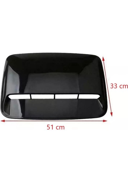 Üniversal Her Araca Uyumlu Büyük Kaput & Tavan Üstü Havalandırma Izgarası Venti Air Scoop
