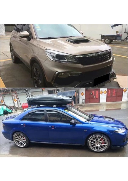 Üniversal Her Araca Uyumlu Büyük Kaput & Tavan Üstü Havalandırma Izgarası Venti Air Scoop