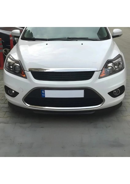 Ford Focus 2-2.5 2008-2011 Uyumlu Evrensel 2 Parça Astra H Model Ön Ek Tampon Dili Lip Esnek Karlık