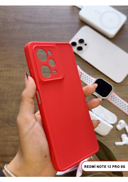 Redmi Note 12 Pro 5g Uyumlu Kamera Korumalı Darbeye Dayanıklı Renk Atmayan Keep Silikon Kılıf