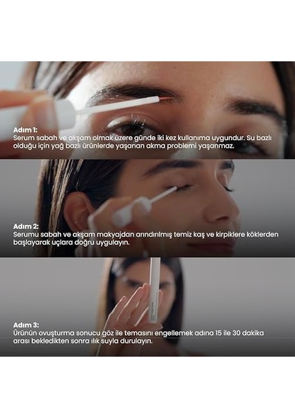 Çok Peptitli Güçlendirici Kirpik & Kaş Serumu 3 ml