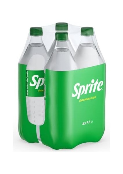 Sprite Limon Aromalı Pet 4x1 L