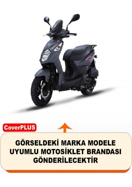 Sym Orbit Iı 125I Branda (Arka Çanta Uyumlu) Motosiket Brandası (Gri Renk) Motor Örtüsü Çadır Su Geçirmez Motosiklet Kılıfı Motor Brandası fiyatları
