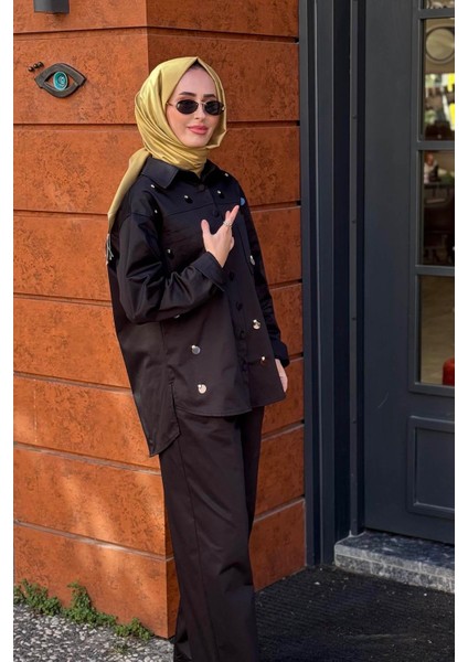 Pantolonlu Takım 26KZ1003 Siyah fiyatları