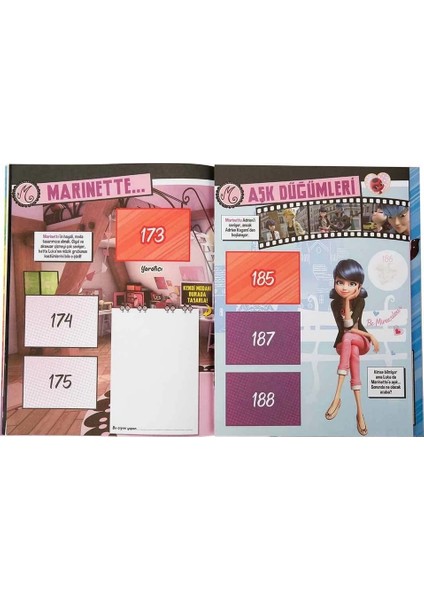 Lady Bug ve Super Cat Çıkartma Albümü modelleri