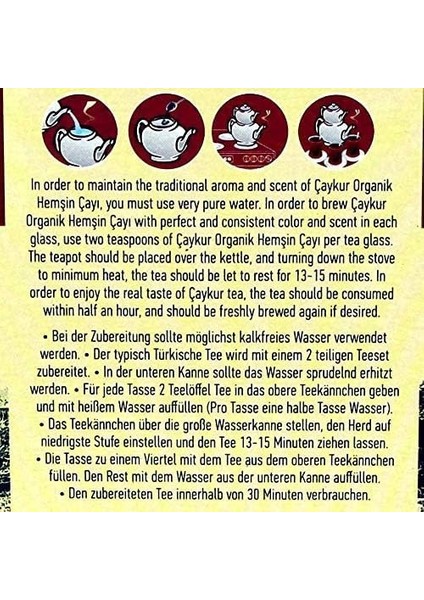 Caykur Çaykur Organik Hemşin Çayı 400 gr Karton Kutu fiyatları