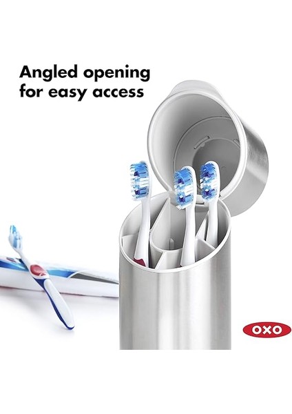 Good Grips Paslanmaz Çelik Diş Fırçası Düzenleyici, 24 cm fırsatları