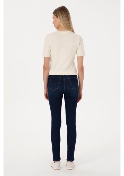 Kadın Koyu Mavi Pantolon (Jean) 50316591-DN0023 fırsatları