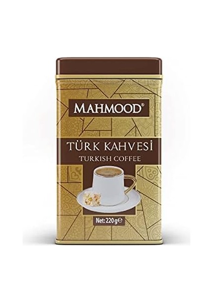 Mahmood Türk Kahvesi Teneke 220 gr modelleri