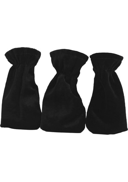 3ADET Piyano Pedal Kılıfı Yumuşak Kumaş Siyah Dayanıklı ve Kullanımı Kolay Müzik Aletleri Aksesuarı Piyano Pedalınızı Korur