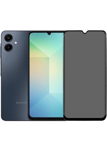 Samsung Galaxy A06 Uyumlu Hayalet Ekran Koruyucu Cam Tam Kaplama 9d
