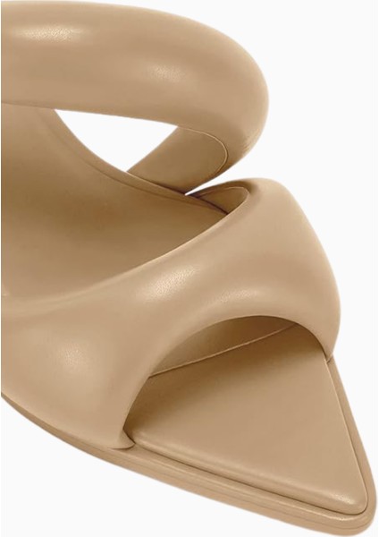 Sara Vegan Deri Kadın Mules fiyatları