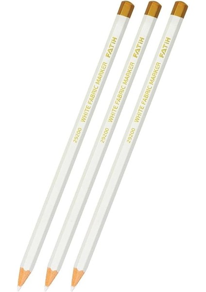 Beyaz Kurşun Kalem 3 Adet Fatih Kurşun Kalem Beyaz Renkli Çizim Kalemi Gölgeleme Siyah Renkli Kağıtlar Için