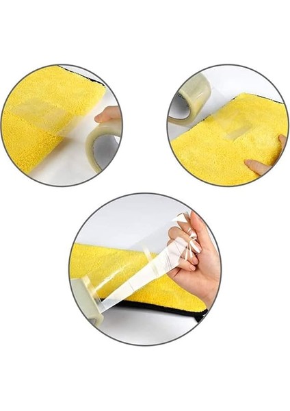 Oto Kurulama Bezi Araç Bez ve Sünger Mikrofiber Temizleme Yıkama Cam Araba Kurulama Temizlik Silme Bezleri Havlusu Profesyonel Sarı/gri fırsatları