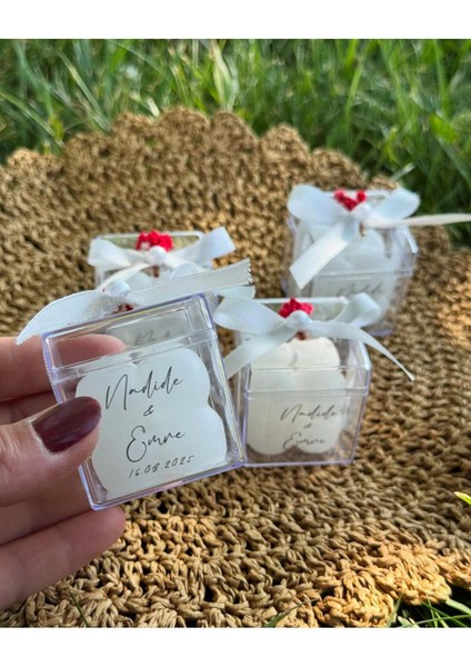 Hediyelik Mum Söz, Nişan, Nikah, Düğün, Kına 10 Adet
