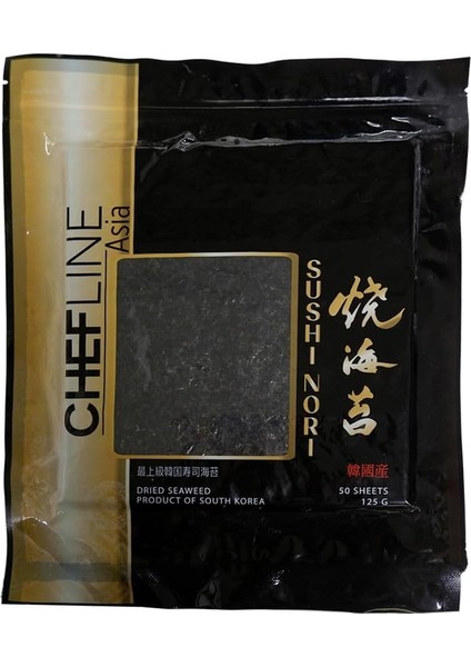 Chefline Asia Sushi Nori (Gold) Yosun (50 Yaprak) 125 G fiyatları