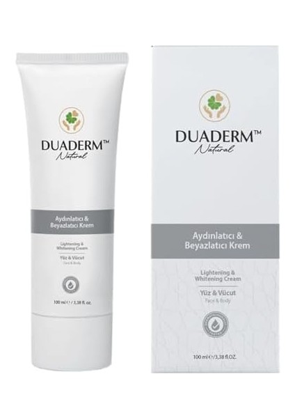 Duaderm Natural Aydınlatıcı ve Beyazlatıcı Krem 100 Mililitre fiyatları