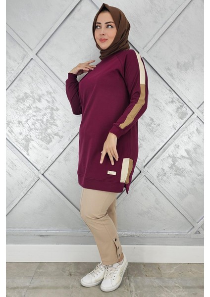 Kadın Kolları Kombinli Tesettür Tunik
