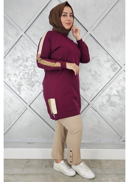 Kadın Kolları Kombinli Tesettür Tunik fiyatları
