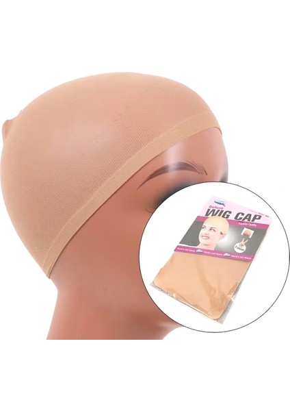 Peruk Takım Bonesi &amp; Filesi - Ten Rengi - 1 Paket / 2 Adet