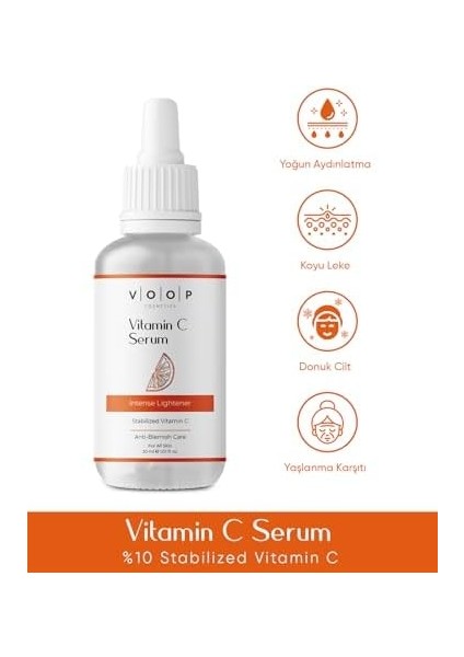 Voop Vitamin C + Yoğun Aydınlatıcı Leke Karşıtı Serum 30 ml modelleri