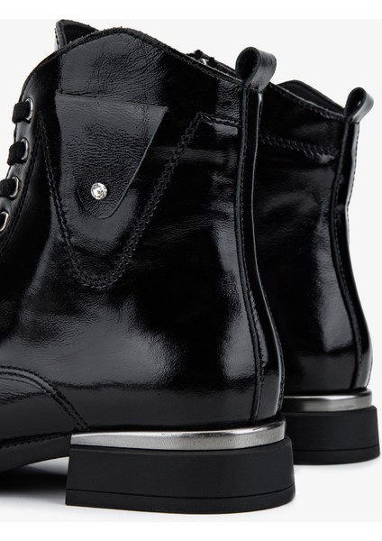 Kadın Hakiki Deri Siyah Rugan Bot 849 202513 Bn Bot SK25-26 Sıyah Rugan fırsatları