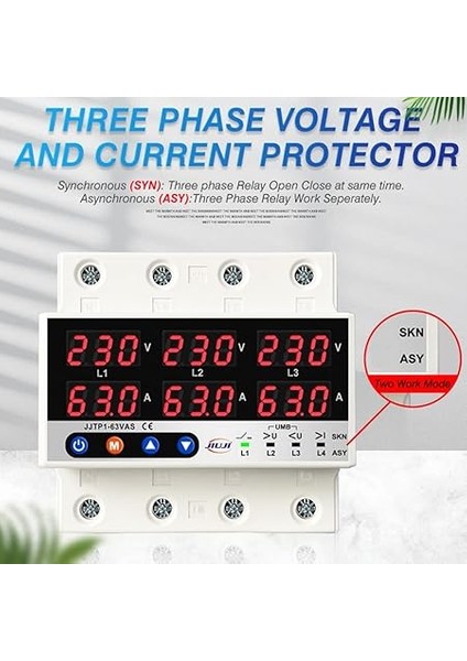 Fazlı Gerilim ve Akım Koruyucu Senkron ve Asenkron Çalışma Modları Otomatik Kapanma ve Otomatik Reset Fonksiyonlu Çoklu Korumalar Tasarlayın fırsatları