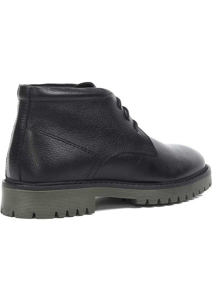 Erkek Siyah Bağcıklı Fermuarlı Deri Bot fırsatları