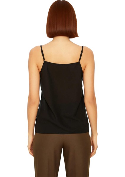 Kadın V Yaka Kolsuz Dokuma Bluz Günlük Şıklık Için Ideal Parça Kaliteli Şık Rahat Modern Zarif modelleri