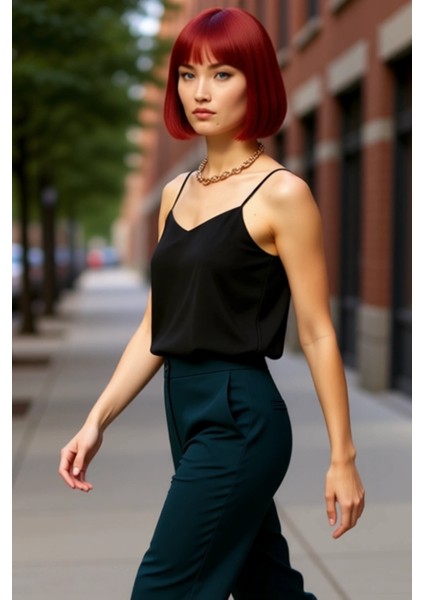 Kadın V Yaka Kolsuz Dokuma Bluz Günlük Şıklık Için Ideal Parça Kaliteli Şık Rahat Modern Zarif fırsatları