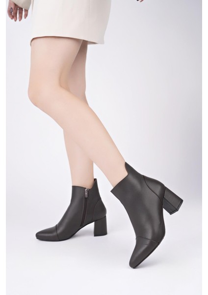 Hakiki Deri Kadın Deri Bot TRC102-1925