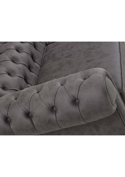 Paradise Chester Ikili Koltuk Antrasit