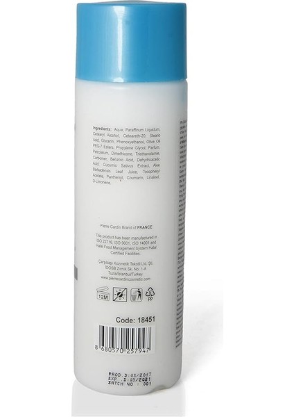 Cardin Face Cleansing Milk 200 ml - Nemlendirici Yüz Temizleme Sütü fırsatları